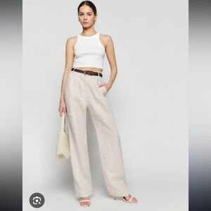 Reformation Mason Linen Pant